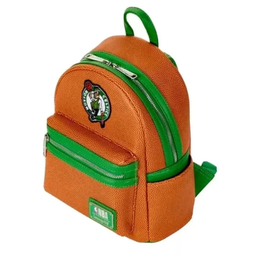 Loungefly NBA Boston Celtics Basketball Logo Mini Backpack New!‎